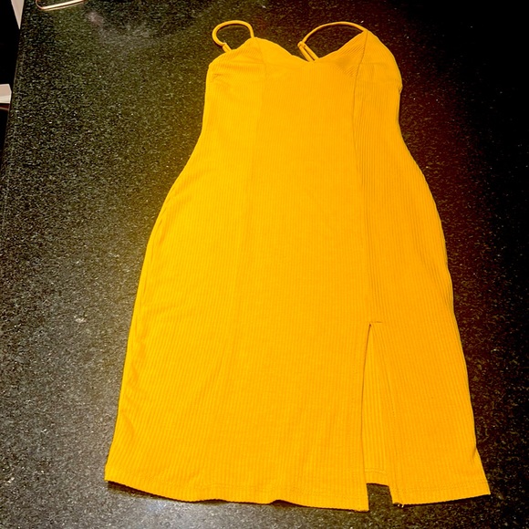 Forever 21 Yellow Tank Dress S Oh! So Cute - Picture 1 of 6